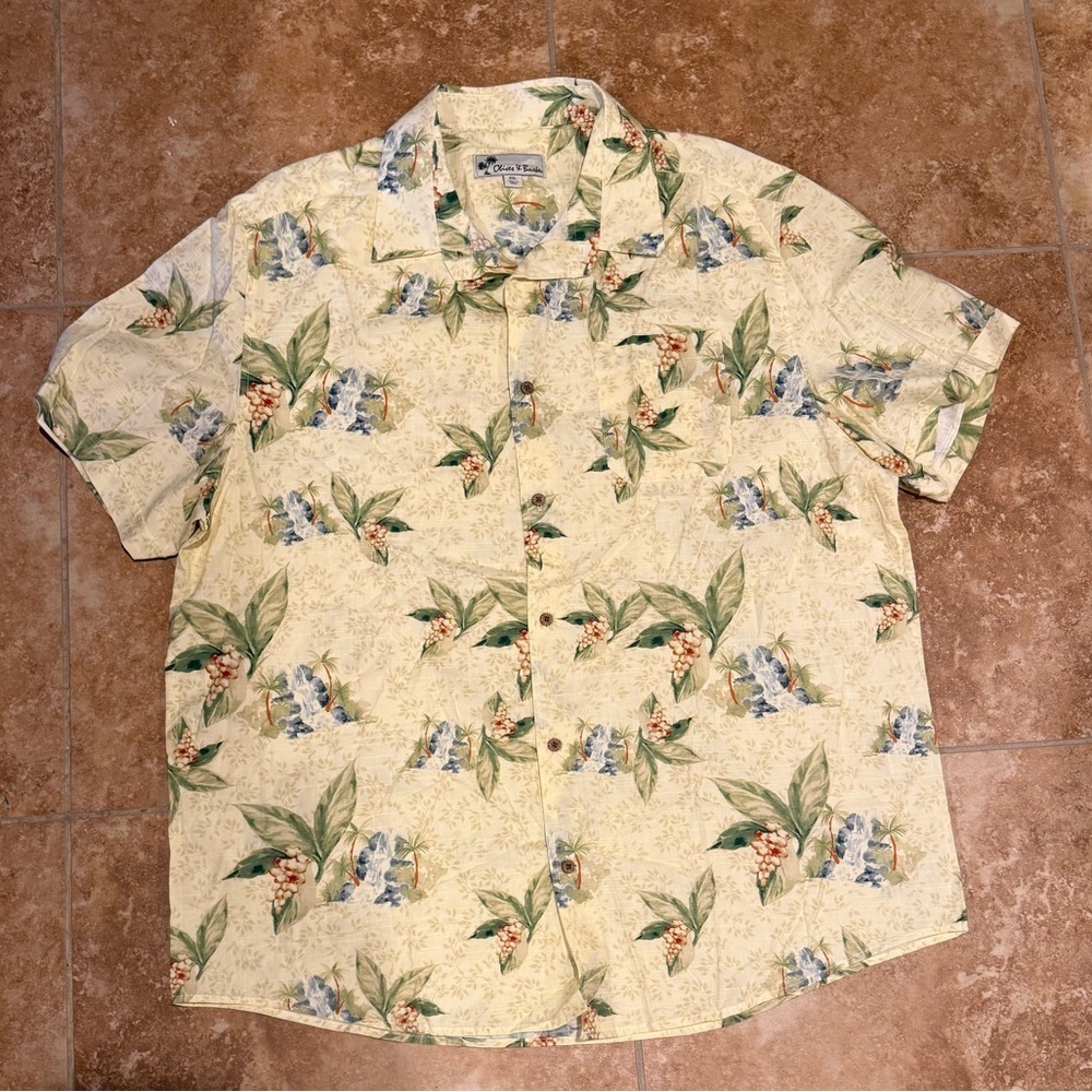 Oliver & Burke Tropical button down Size XXL